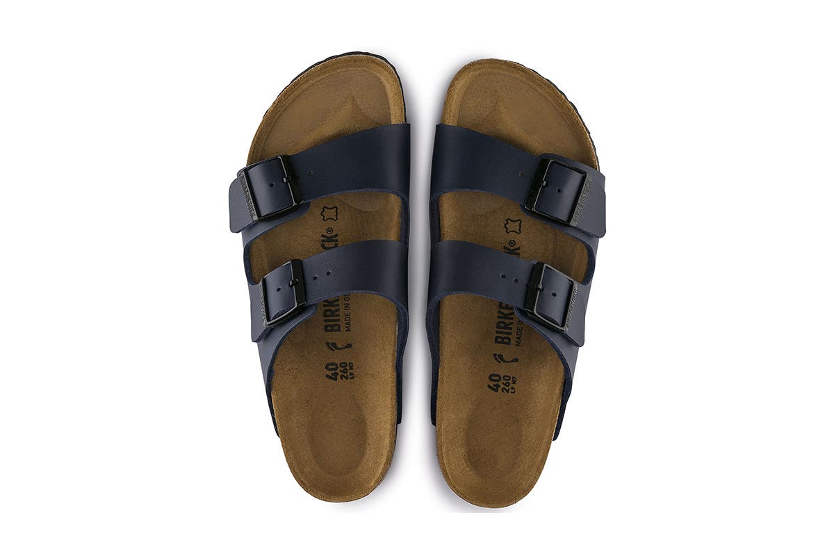 Birkenstock Arizona Birko-Flor Narrow-Fit Sandal (Blue)