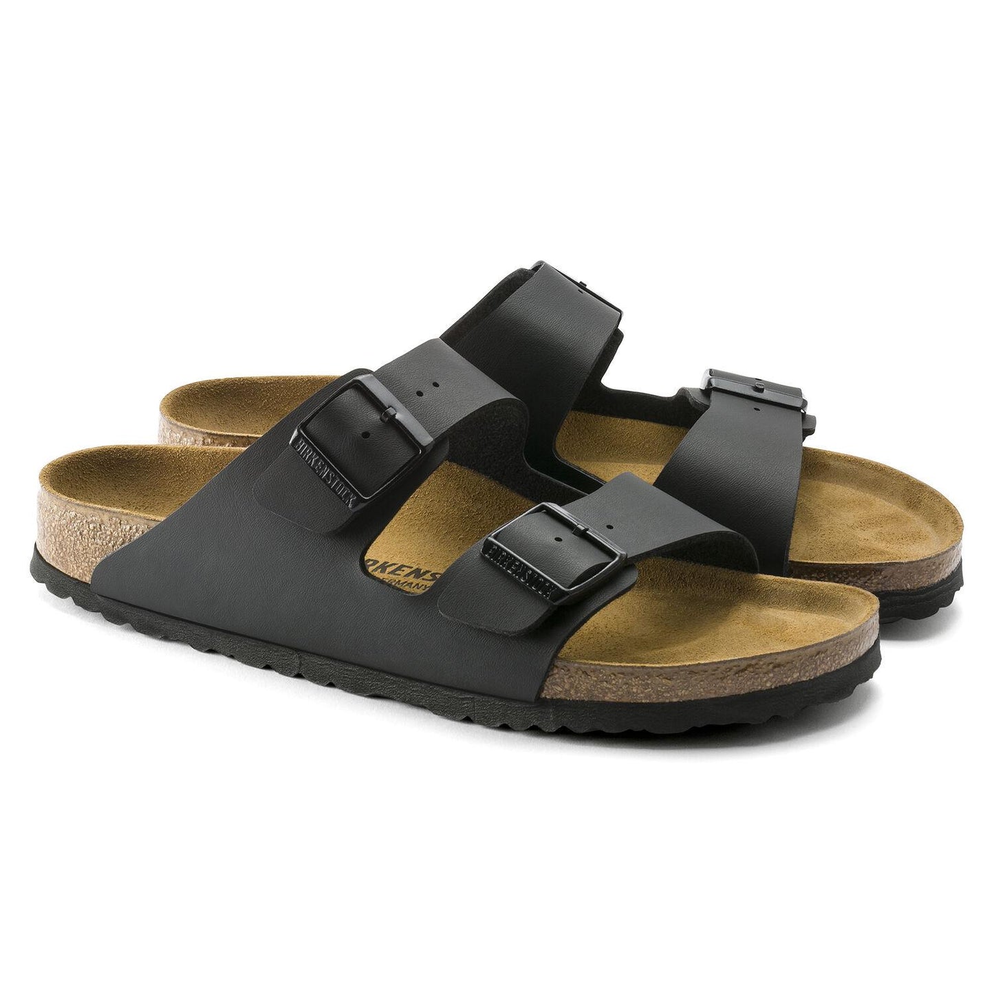 Birkenstock Unisex Arizona Birko-Flor Regular Fit Sandal (Black, Size 36 EU)