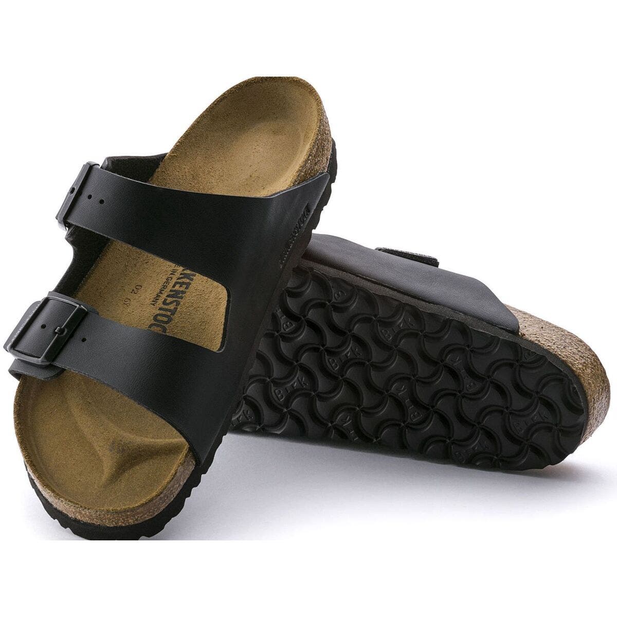 Birkenstock Men's Arizona Birko-Flor Sandals (Black, Size 47 EU)