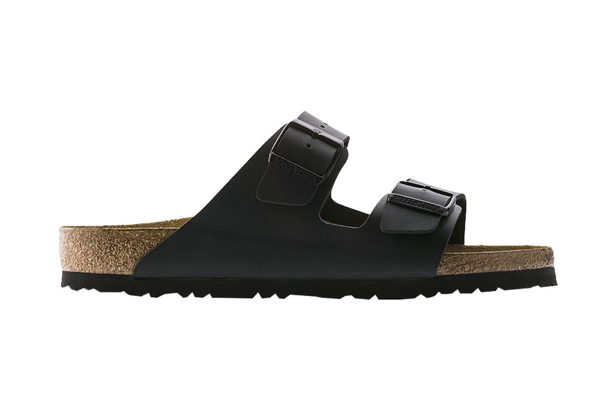 Birkenstock Unisex Arizona Birko-Flor Sandals - Black; Size 37 EU