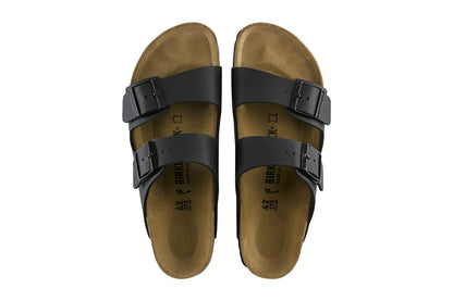 Birkenstock Unisex Arizona Birko-Flor Narrow-Fit Sandal  - Black