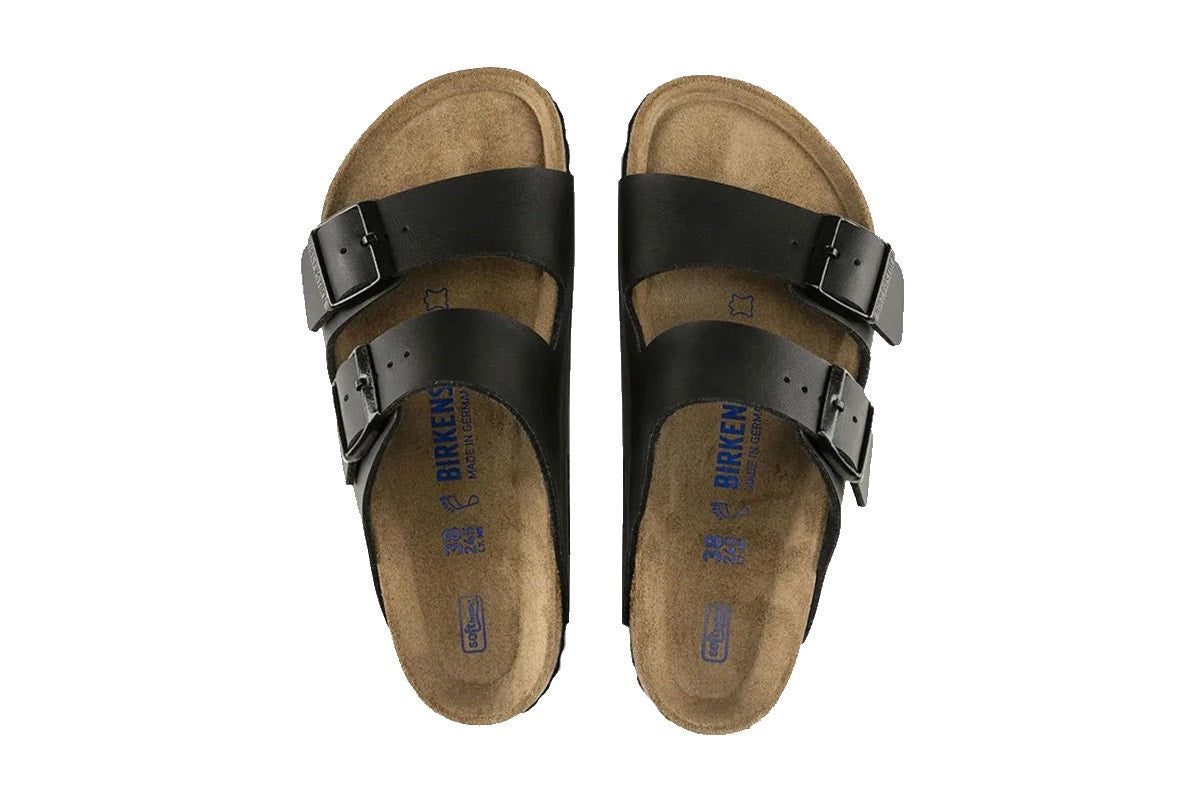 Birkenstock Men's Arizona Birko-Flor Soft Footbed Regular Fit Sandal (Black, Size 41 EU)