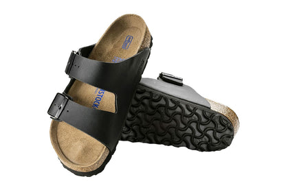 Birkenstock Men's Arizona Birko-Flor Soft Footbed Regular Fit Sandal (Black, Size 41 EU)