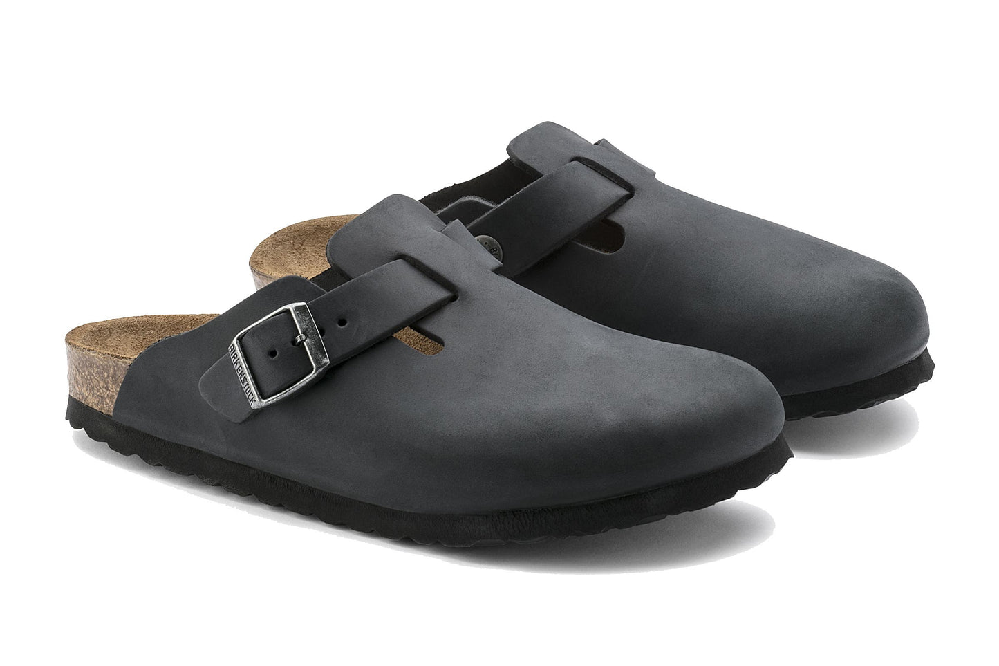 Birkenstock Unisex Boston FL Sandal  - Black