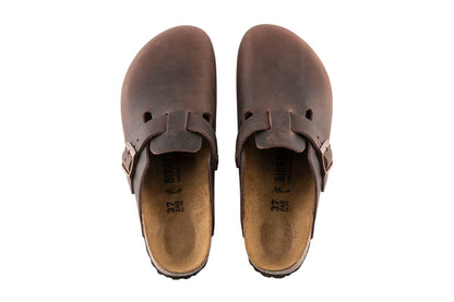 Birkenstock Boston Oiled Leather Regular Fit Clog (Habana, Size 40 EU)