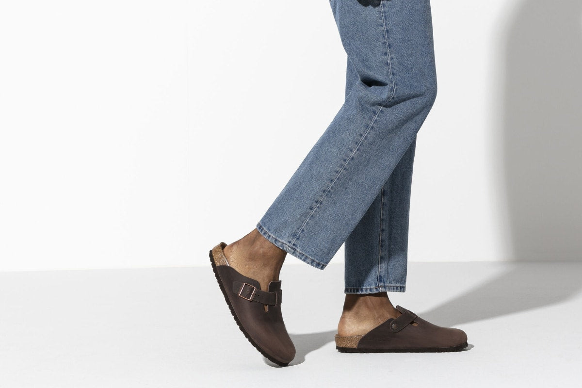 Birkenstock Boston Oiled Leather Regular Fit Clog (Habana, Size 40 EU)