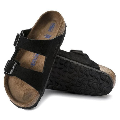 Birkenstock Women's Arizona Birko-Flor Narrow-Fit Sandal  - Black