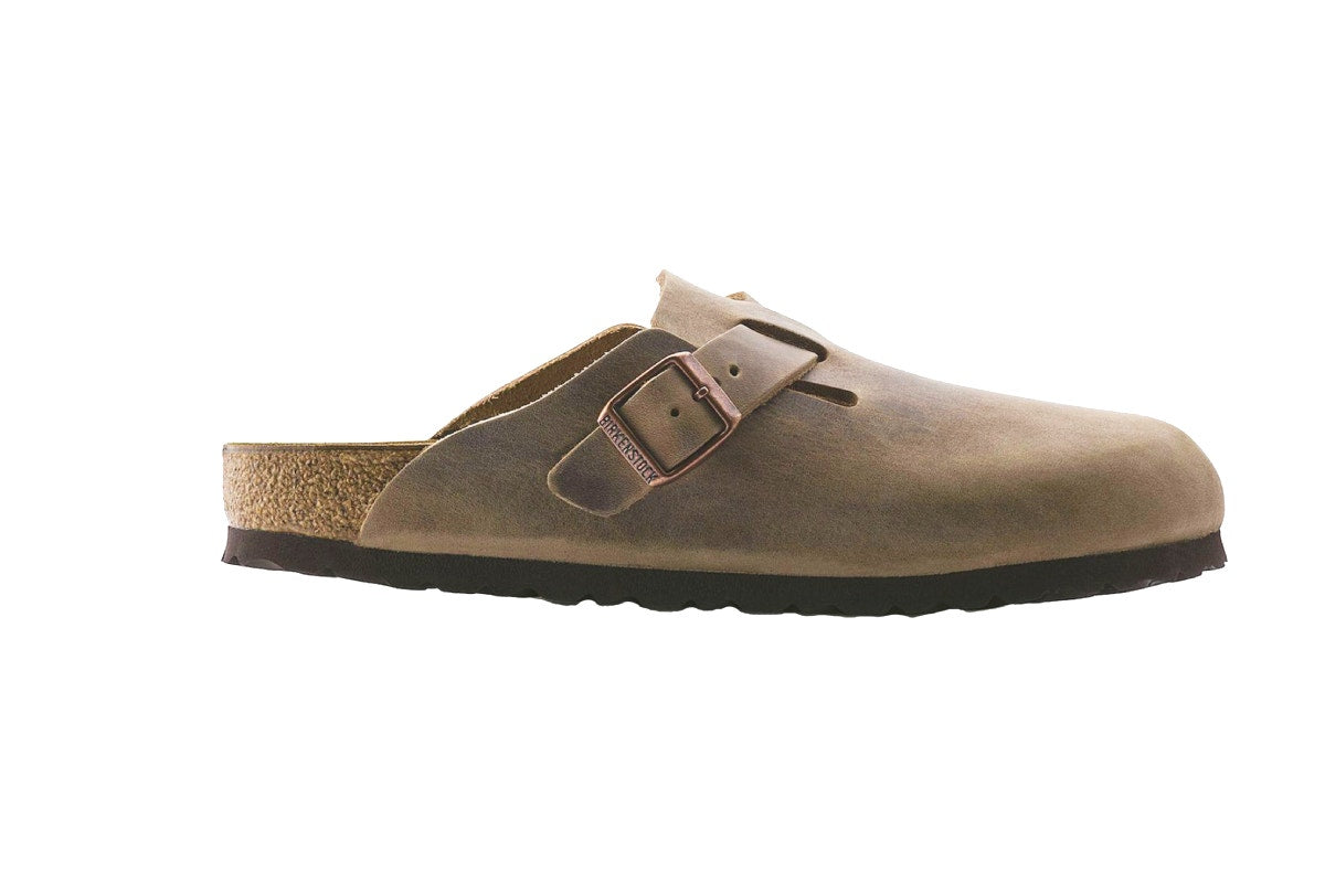 Birkenstock Boston Oiled Leather Regular Fit Clog (Tobacco Brown; Size 45 EU)