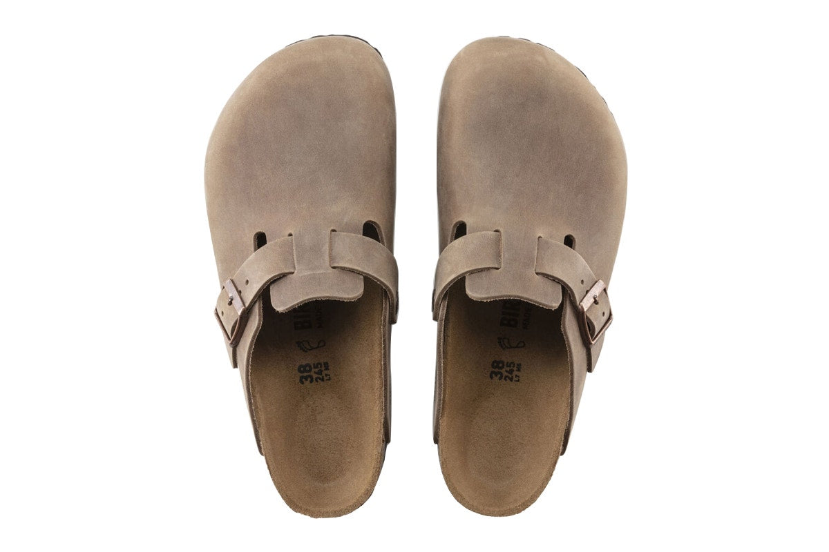 Birkenstock Boston Oiled Leather Regular Fit Clog (Tobacco Brown; Size 45 EU)