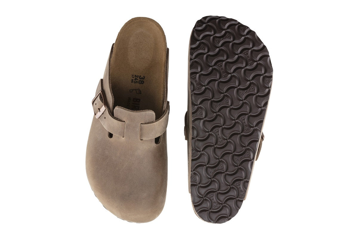 Birkenstock Boston Oiled Leather Regular Fit Clog (Tobacco Brown; Size 45 EU)