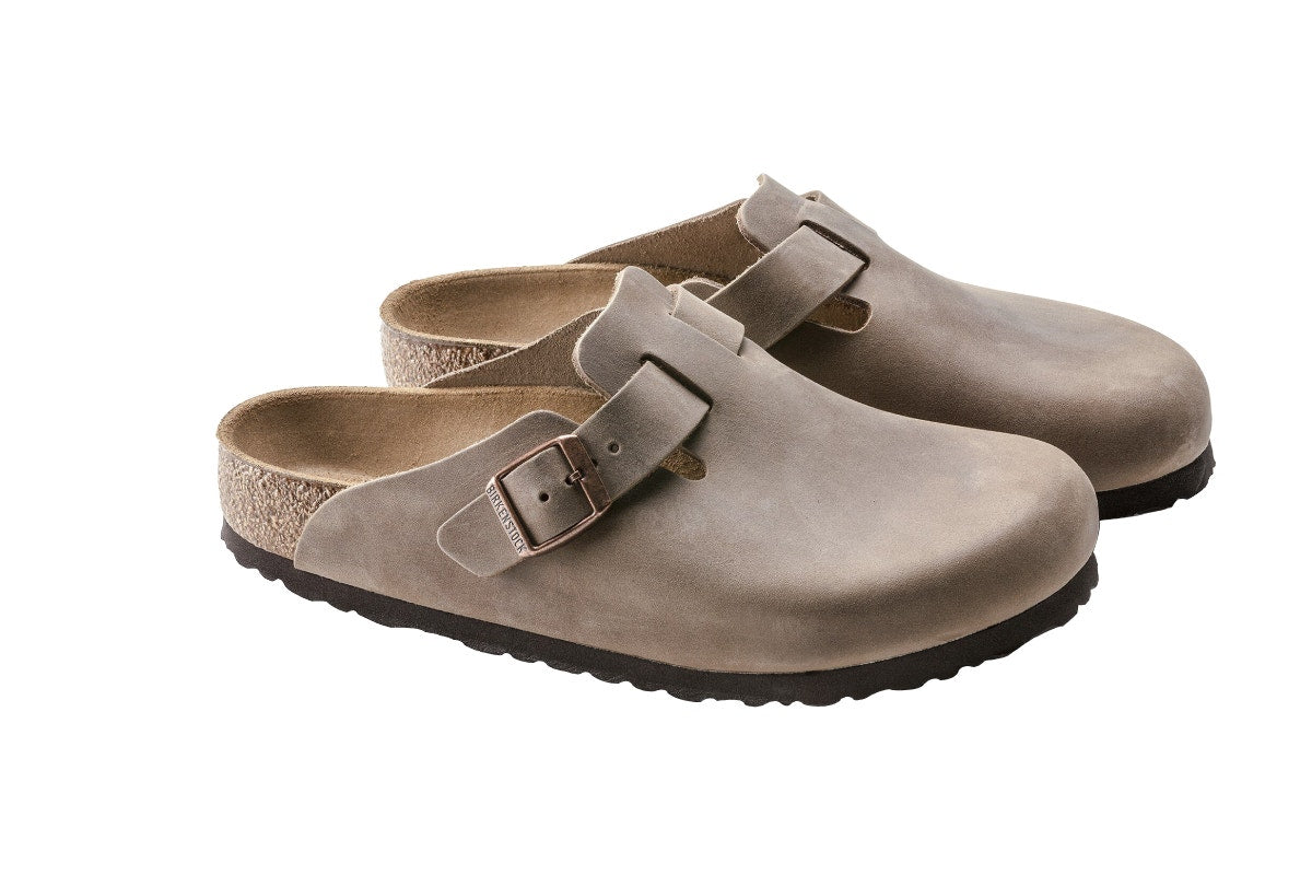 Birkenstock Boston Oiled Leather Regular Fit Clog (Tobacco Brown; Size 45 EU)