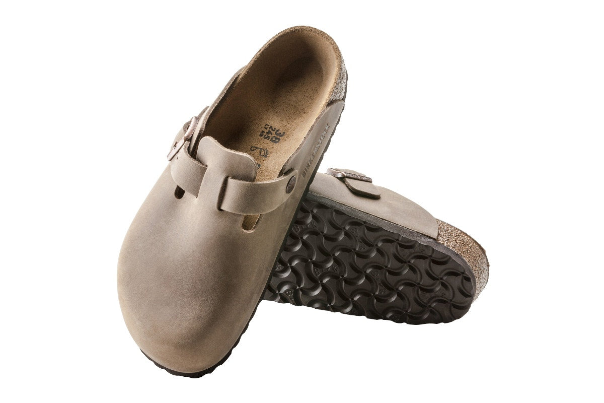 Birkenstock Boston Oiled Leather Regular Fit Clog (Tobacco Brown; Size 45 EU)