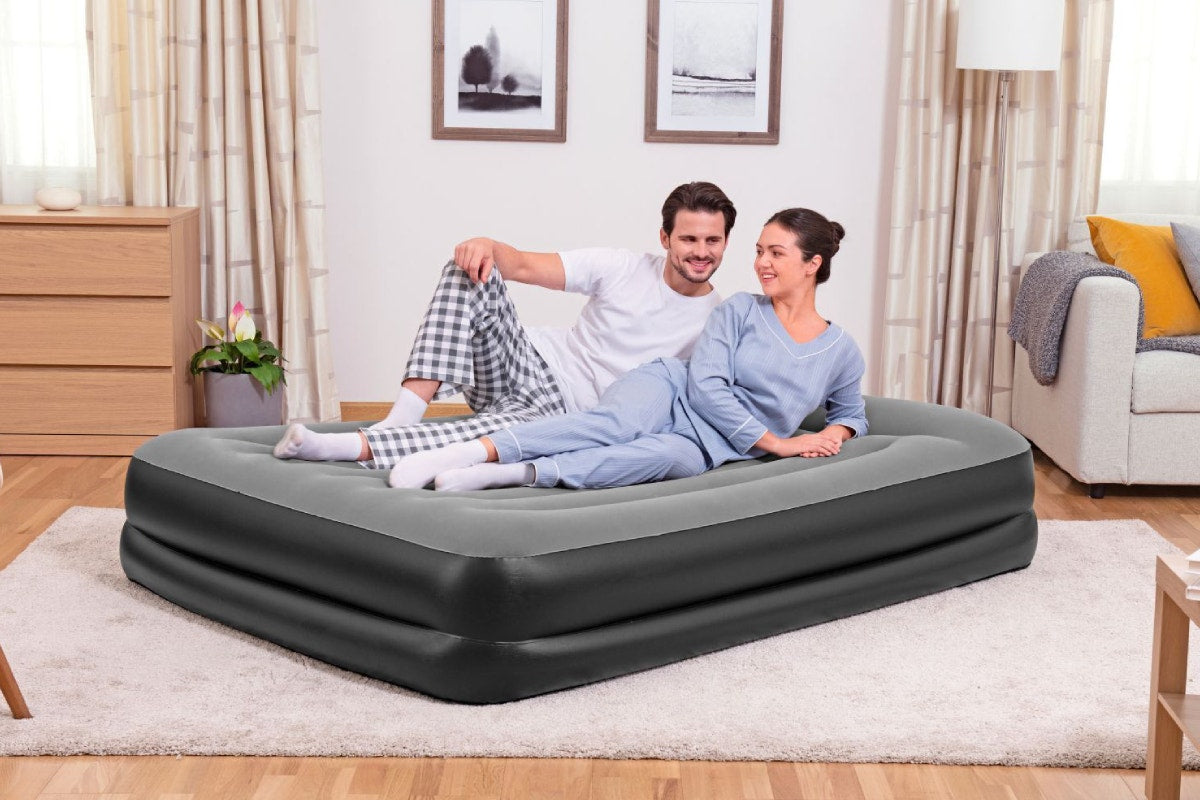 Bestway Tritech Air Mattress with Built-in AC Pump  - Queen)