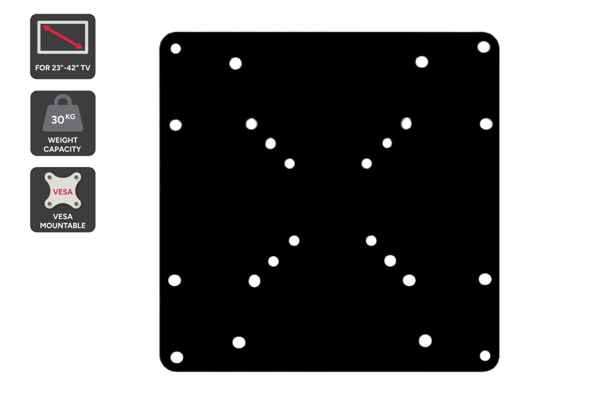 Brateck VESA Extension Plate for 23" - 42" TVs