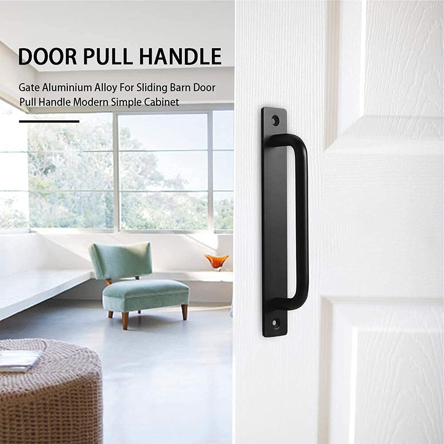 Barn Door Handle Sliding Door Pull Cabinet Door Handles Drawer knobs Kitchen Handles Hardware | Auzzi Store