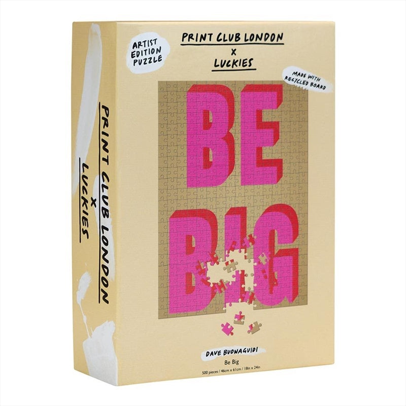 Be Big 500 Piece Puzzle | Auzzi Store