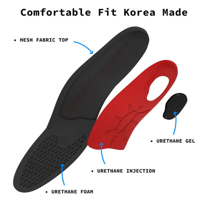 Bibal Insole 3-Size Combo Full Whole Insoles Shoe Inserts Arch Support Foot Pads | Auzzi Store