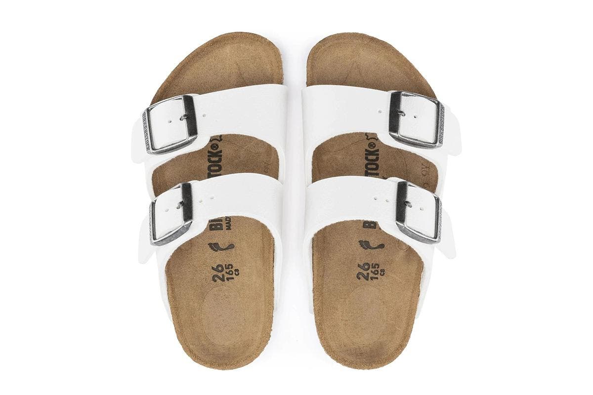 Birkenstock Kid's Arizona Sandal (White) | Auzzi Store