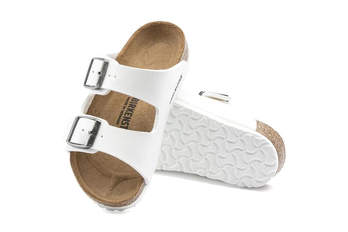 Birkenstock Kid's Arizona Sandal (White) | Auzzi Store