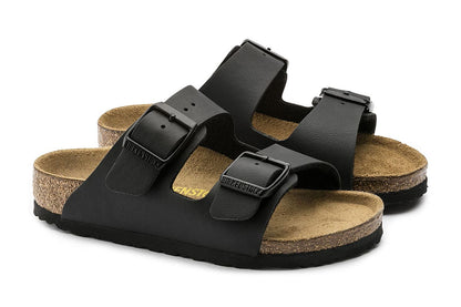 Birkenstock Kids Arizona Birko-Flor Narrow Fit Sandal (Black) | Auzzi Store