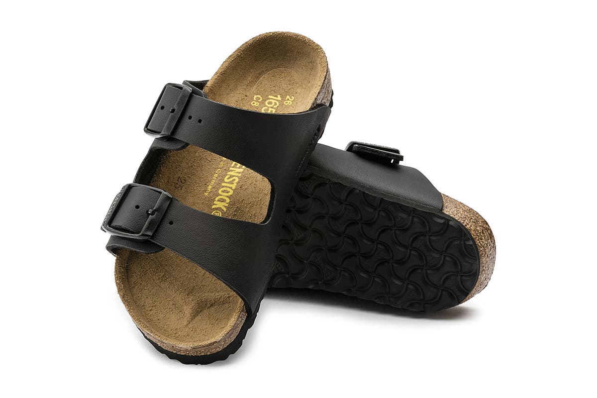 Birkenstock Kids Arizona Birko-Flor Narrow Fit Sandal (Black) | Auzzi Store