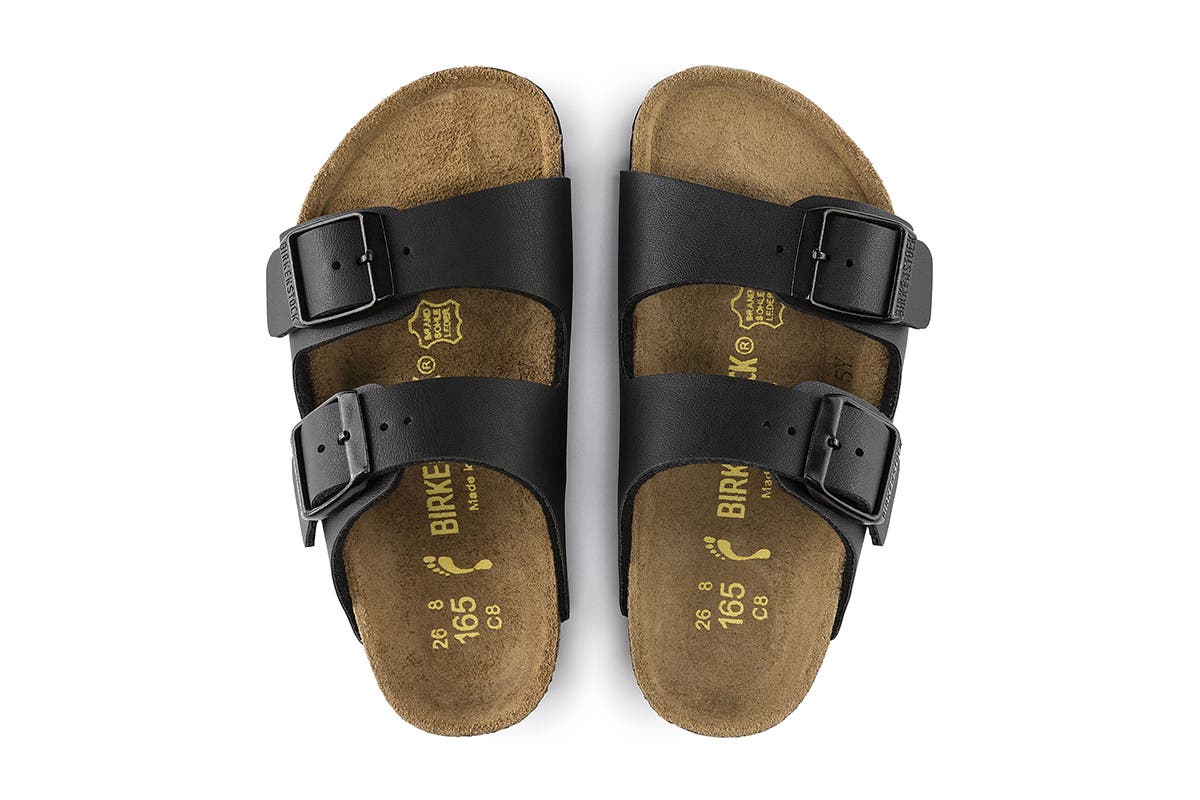 Birkenstock Kids Arizona Birko-Flor Narrow Fit Sandal (Black) | Auzzi Store