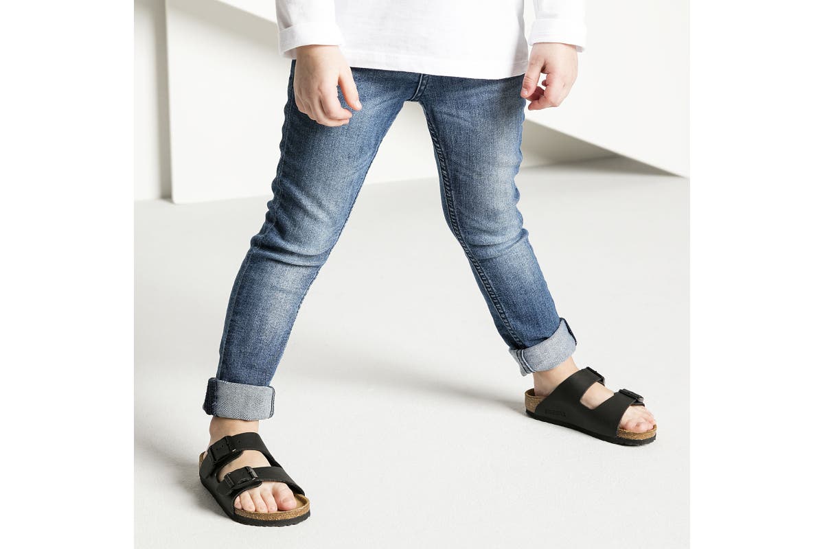 Birkenstock Kids Arizona Birko-Flor Sandal (Black) | Auzzi Store