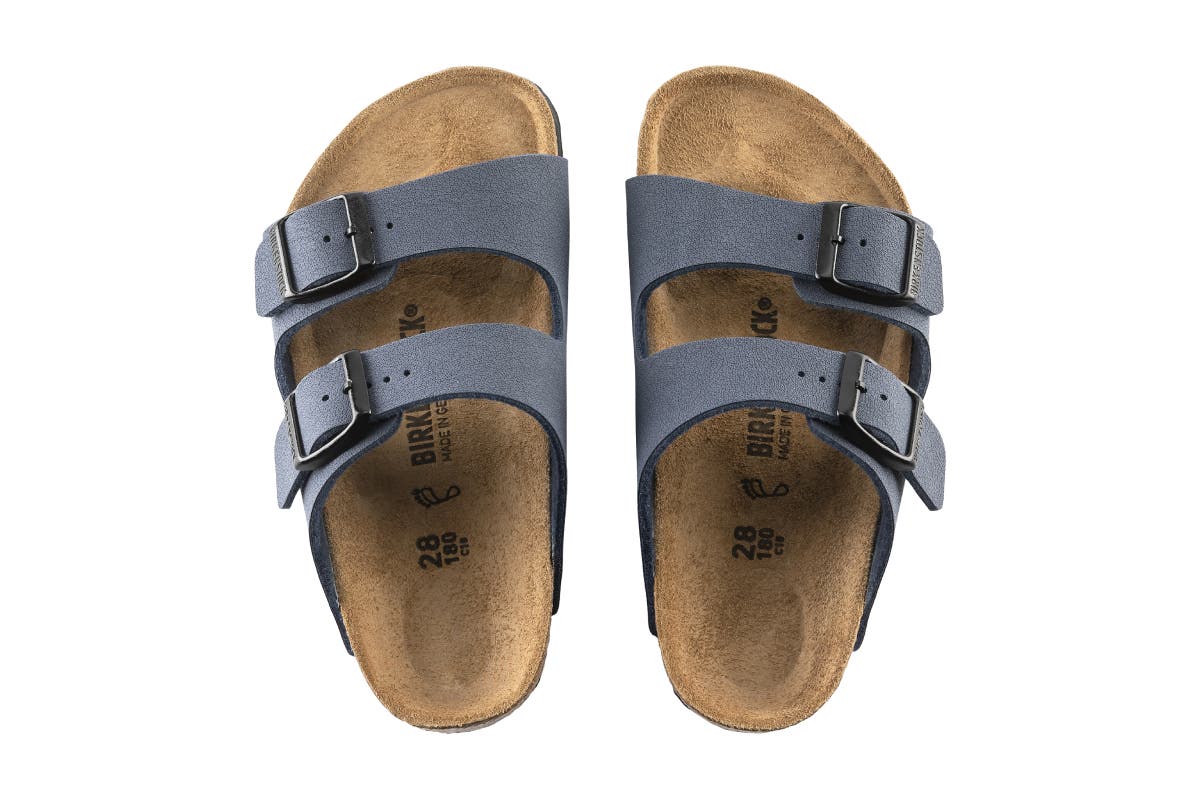 Birkenstock Kids Arizona Birko-Flor Sandal (Navy) | Auzzi Store