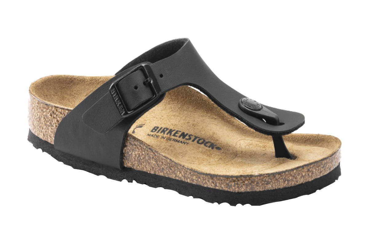 Birkenstock Kids Gizeh Birko-Flor Sandal (Black) | Auzzi Store