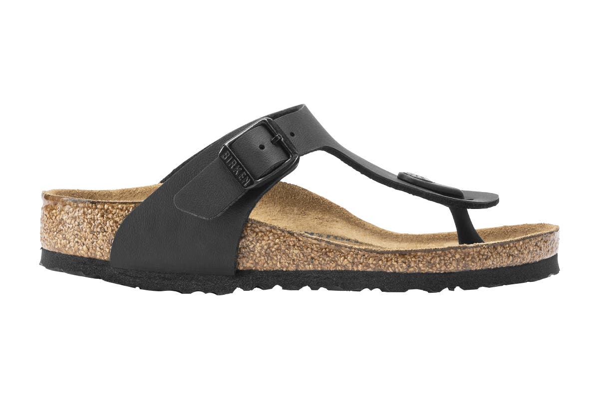 Birkenstock Kids Gizeh Birko-Flor Sandal (Black) | Auzzi Store