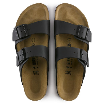 Birkenstock Unisex Arizona Birko-Flor Regular Fit Sandal (Black)