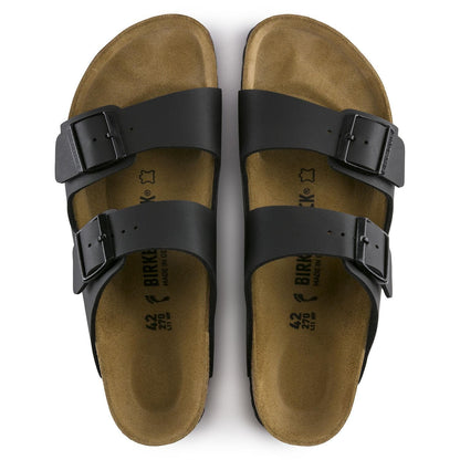 Birkenstock Unisex Arizona Birko-Flor Regular Fit Sandal (Black) | Auzzi Store