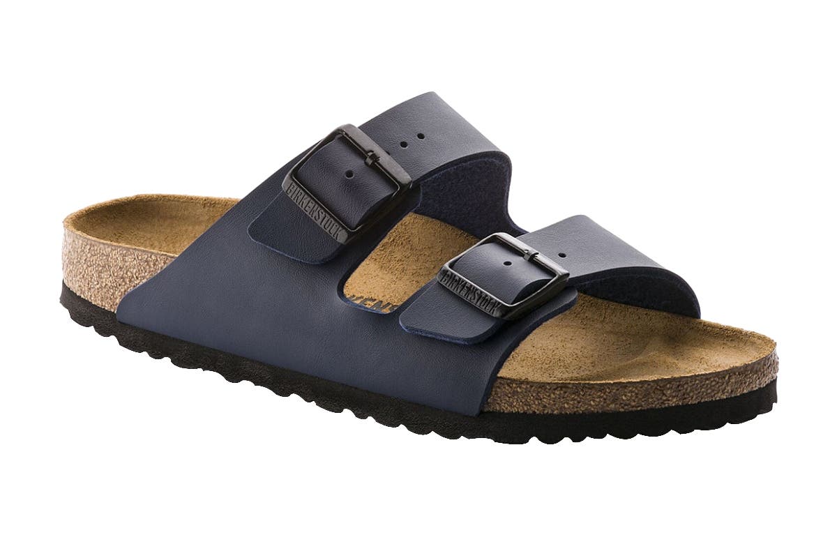 Birkenstock Unisex Arizona Birko-Flor Sandals (Navy) | Auzzi Store