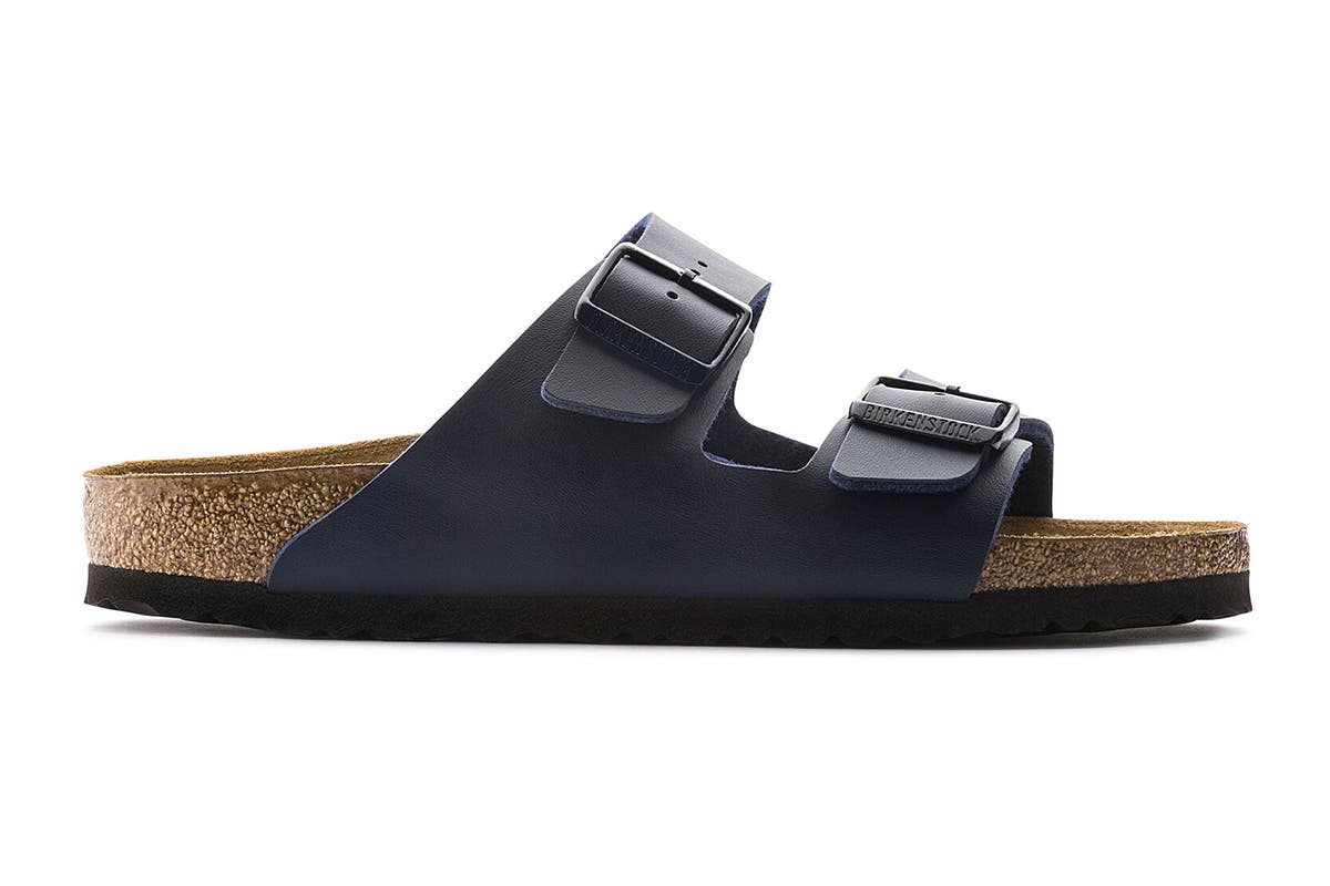 Birkenstock Unisex Arizona Birko-Flor Sandals (Navy) | Auzzi Store