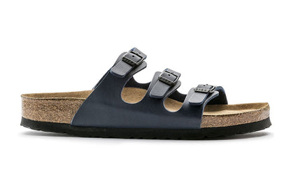 Birkenstock Unisex Florida Birko-Flor Soft Footbed Sandals (Blue) | Auzzi Store