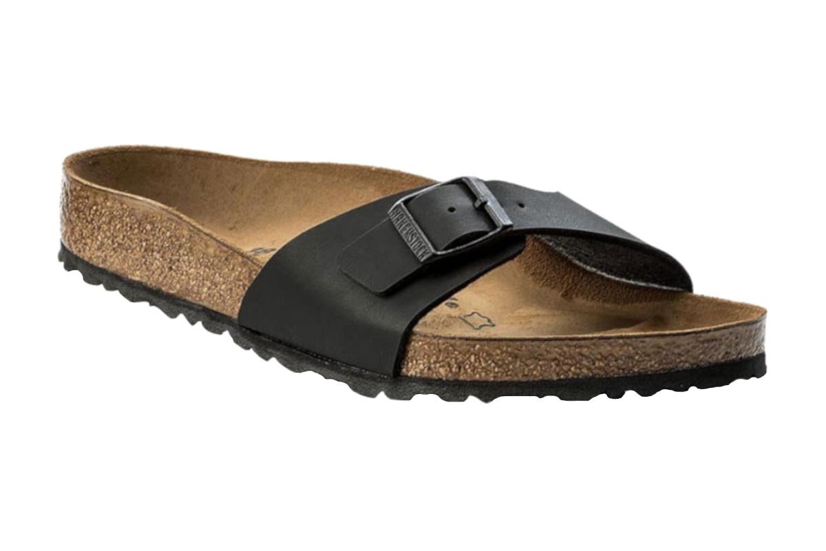 Birkenstock Women's Madrid Birko-Flor Sandal (Black) | Auzzi Store