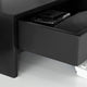 Black Monitor Stand Desk Organizer with 2 Drawers | Auzzi Store