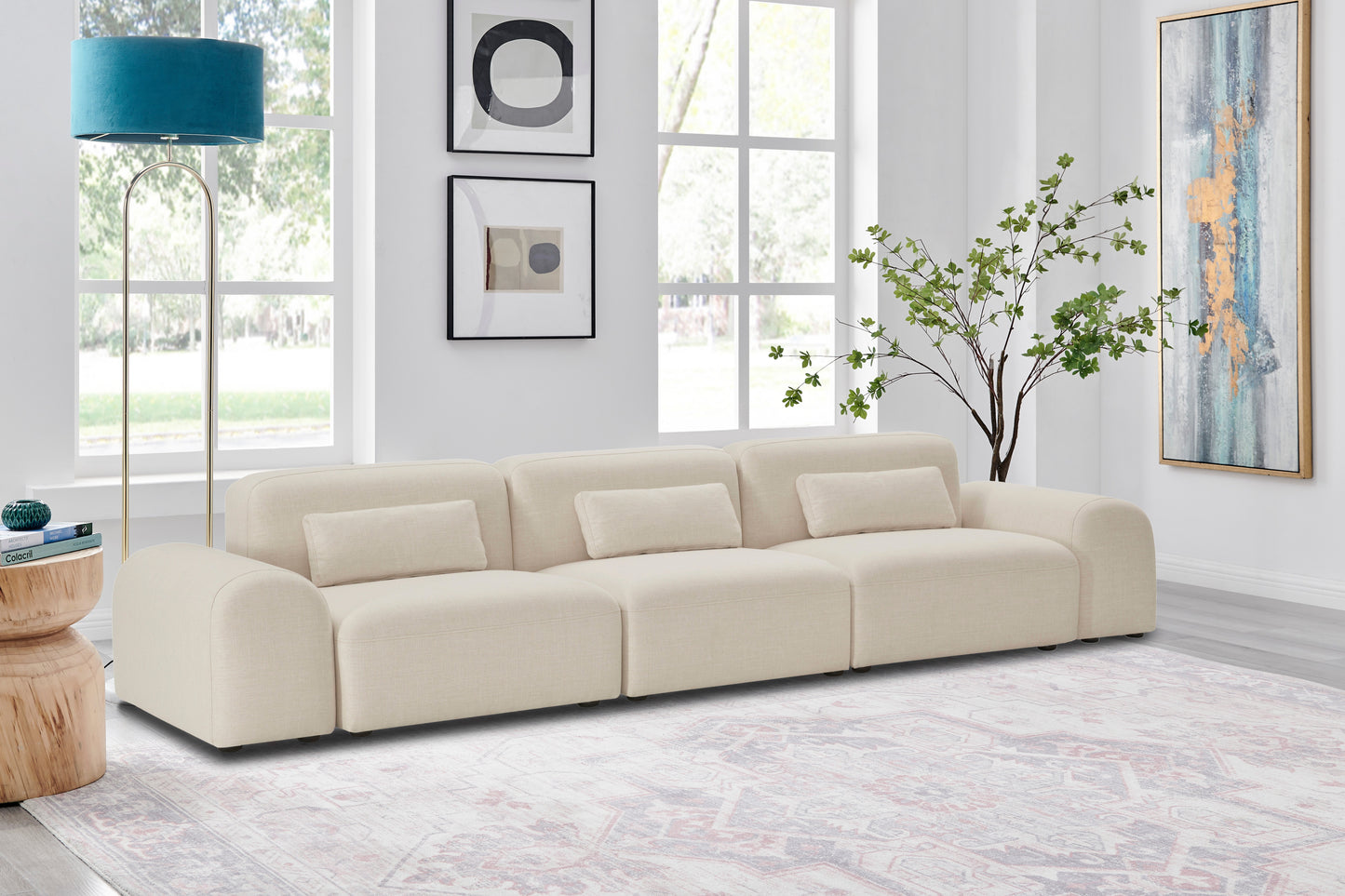 Brosa Memphis Modular Sofa (Cream)