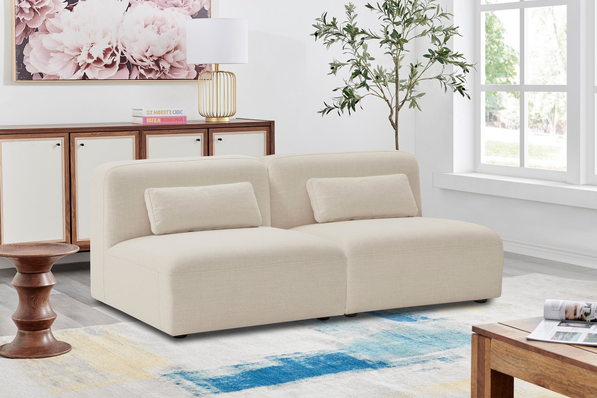Brosa Memphis Modular Sofa (Cream)