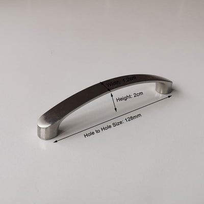 Brushed Nickel Kitchen Door Cabinet Drawer Handle Pulls 128MM - Variant 2