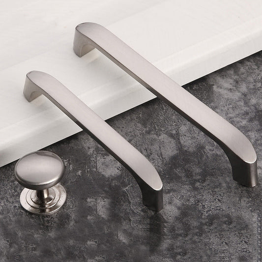 Brushed ZINC Kitchen Door Cabinet Drawer Handle Pulls 96MM | Auzzi Store