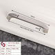 Brushed ZINC Kitchen Door Cabinet Drawer Handle Pulls 96MM | Auzzi Store