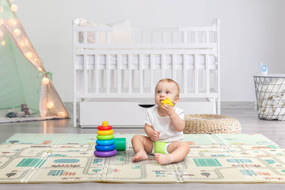 Bubbli Foldable Baby Play Mat with Carry Bag | Auzzi Store