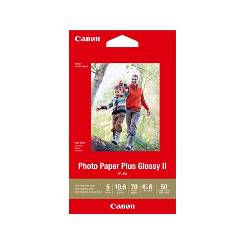 CANON PP3014X6-50 50 SHTS 260 GSM PHOTO PAPER PLUS GLOSSY II | Auzzi Store