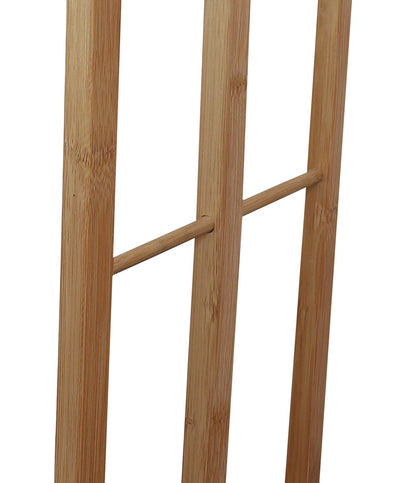 CARLA HOME Bamboo Towel Bar Holder Rack 3-Tier Freestanding for Bathroom and Bedroom | Auzzi Store