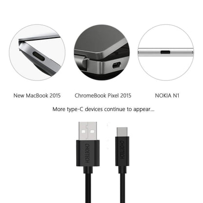 CHOETECH AC0004 USB-A to USB-C Charge & Sync Cable 3M Black | Auzzi Store