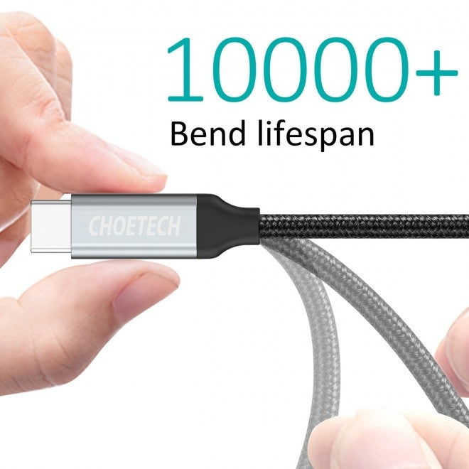 CHOETECH AC0007-102GY USB 3.0 Type-A to Type-C Cable 2M | Auzzi Store