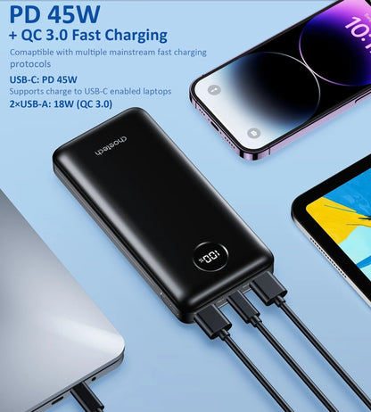 CHOETECH B653 PD45W 20000mAh Power Bank | Auzzi Store