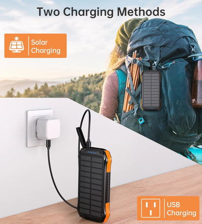 CHOETECH B657 20000mAh Solar Power Bank | Auzzi Store