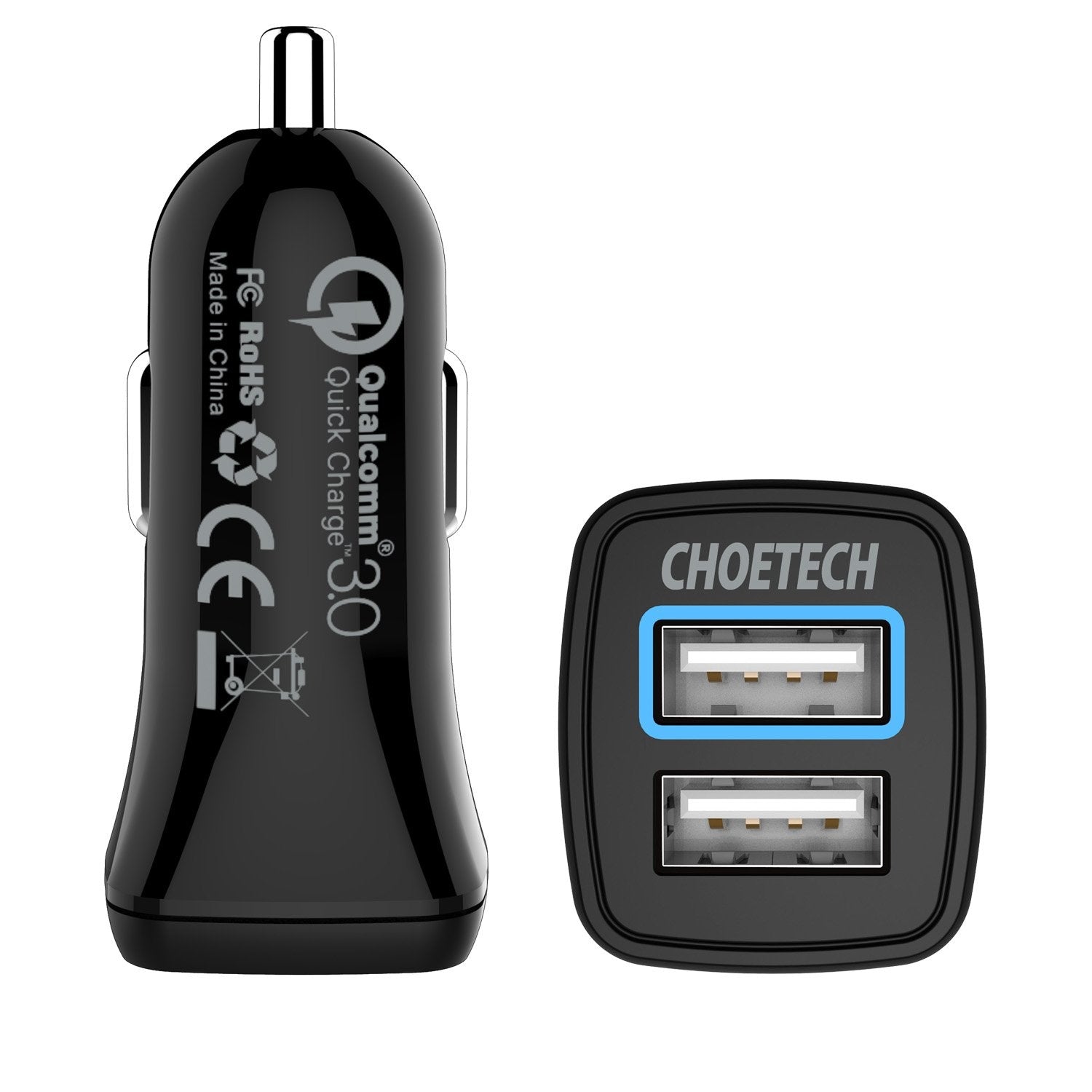 CHOETECH C0051 Quick Charge 3.0 Tech 30W Car Charger | Auzzi Store